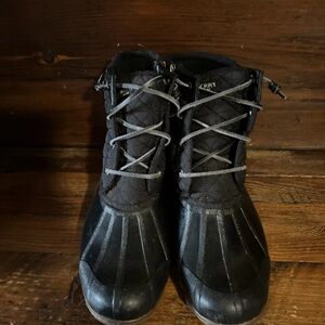Women’s Sperry Duck Boots Black size 10 M